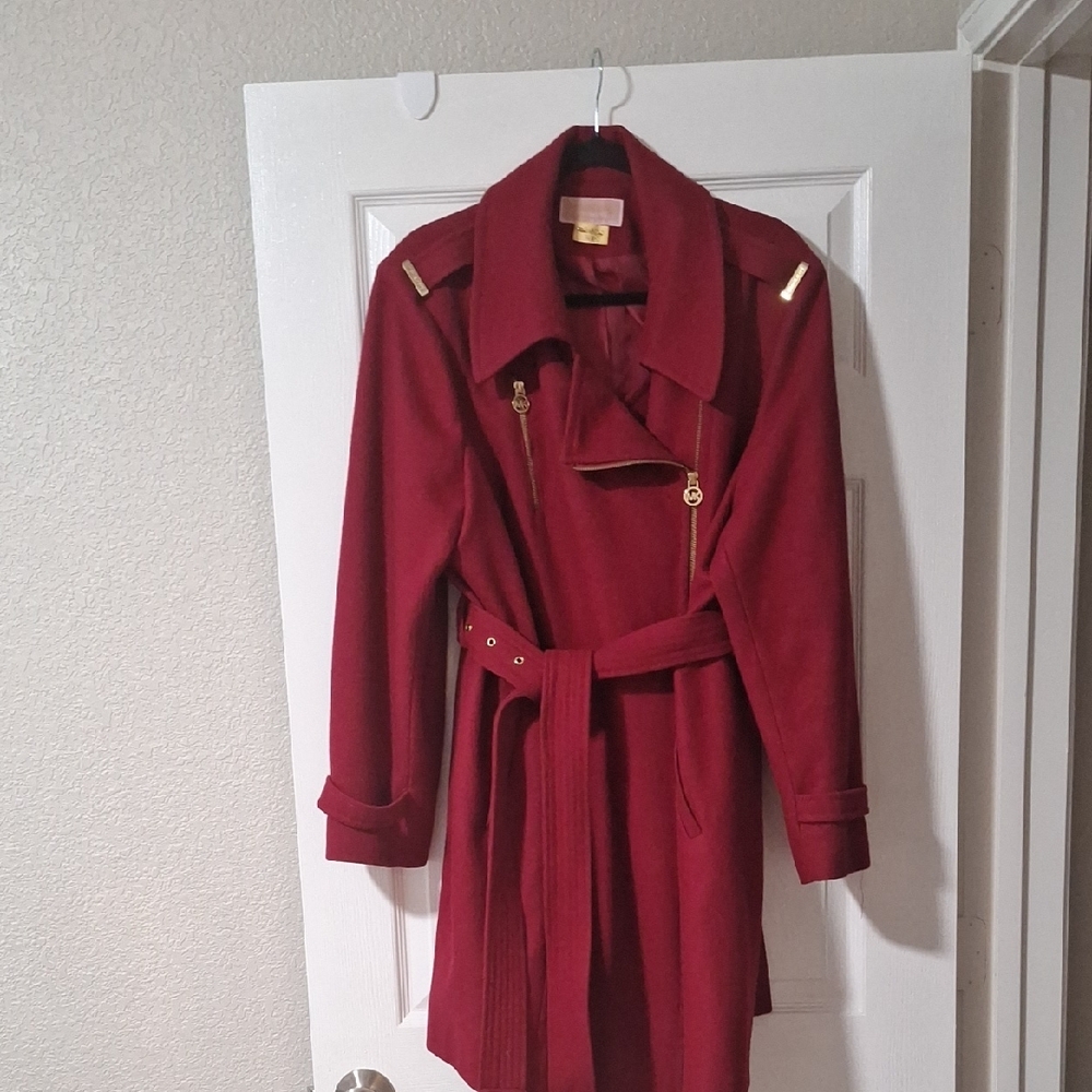 Elegant Red Women's Coat